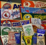 Sporting Memorabilia – Selection of Pennants for various Sports, featuring Football, Speedway,