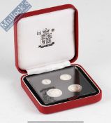 1998 Maundy Set: Set consists of 1, 2, 3, 4 silver coins in red box
