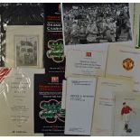 Selection of items to include 1998 – 40th Anniversary of Munich Air Disaster service at Manchester