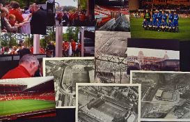 Box of random non-press photos of Manchester United - team arrivals, Wembley views of fans, some Old