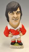 Welsh Rugby Ceramic Grogg Figure, approx 12” high, Barry John