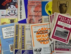 Selection of big match football programmes to include West Ham Utd v 1959 Austria, 1960