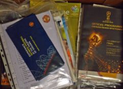 Football World Cup memorabilia and programmes to include 1978 Argentine official programme, 1982