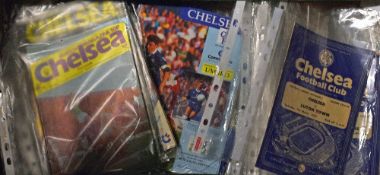 Collection of Chelsea home football programme s to include 1950’s (4), 1960’s, 1970’s (49), 1980’