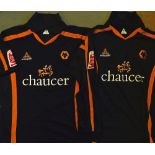 2006-2009 Wolverhampton Wanderers Football Shirts to include a home long sleeve shirt with No.13 ‘