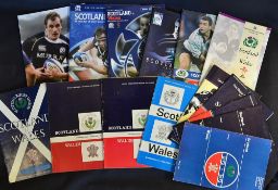 Scotland v Wales Rugby Programmes 1959-2011 (15): The issues from Murrayfield from 1959, 1967, 1969,