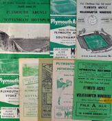 Collection of Plymouth Argyle home football programme s to include 1949/1950 Wolves (FAC), 1950/1951