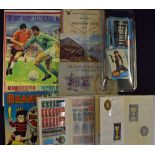 Selection of miscellany to include 1991 Manchester Utd v Republic of Ireland (Matt Busby