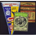 Selection of football items to include 1948 British Football Annual souvenir pictorial of Partick