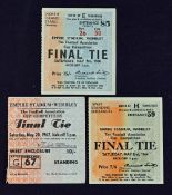 1960 FA Cup Final match ticket Wolverhampton Wanderers v Blackburn Rovers, 1964 FA Cup Final West