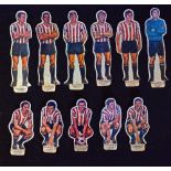 1968 Estudiantes v Manchester Utd world club championship cut out figures of the full Estudiantes