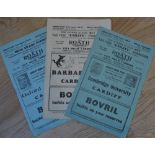 1948 and 1949 Cardiff RFC Rugby Programme Trio (3): Generally good or slightly creased issues from