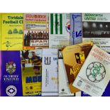 Collection of Wolverhampton Wanderers away football programmes in the Birmingham Senior Cup 1980’s