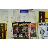 Wolverhampton Wanderers youth team football programme selection from 1983-2005 both home and