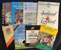 England Rugby Programmes Down Under 1973-1998 (8): v Wellington & v Canterbury 1973; v Auckland &