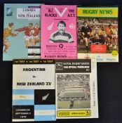 Less usual New Zealand Rugby Programmes (5): Natal v NZ Cavaliers (‘rebel’ tour) 1976; NZ XV v