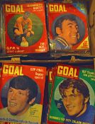 Quantity of Goal Magazine from 1969-1972 a wide selection incomplete run, condition overall mixed