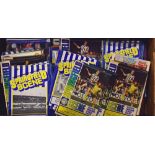 Selection of Wigan Athletic home football programmes many 1980’s onwards some aways noted,