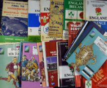 Collection of Mixed 1980/90s mainly Rugby union programmes to include 1991 World Cup Final Australia