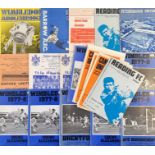 Assorted First and Last season football programmes to include 1971/1972 Barrow v Aldershot plus