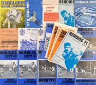 Assorted First and Last season football programmes to include 1971/1972 Barrow v Aldershot plus