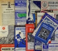 1961/1962 Manchester Utd away football programmes almost complete (Blackburn Rovers missing),