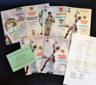 1996 Argentina & NZ Barbarians UK Tour Rugby Programmes etc (6): Near-mint issues from the