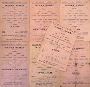1945/1946 Isthmian League Dulwich Hamlet football programme s v Clapton, Corinthian Casuals,