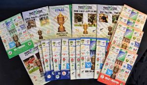 RWC 1999 Rugby Programme Selection (19): Great collection of near-mint issues for the Tournament