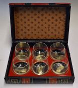 Boxed presentation set of veteran cars (actually a set of glasses) on the occasion of RSC Anderlecht