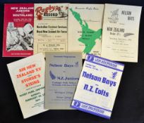 NZ domestic selection of Rugby Programmes 1953-95 (7): RNZ Air Force v Australian Combined