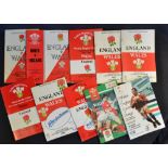 England/Wales Test Rugby Programmes 1978-1997 (11): Good run of 5 Nations games at either Twickenham