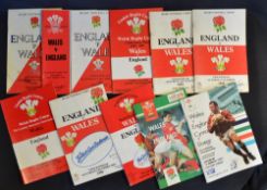 England/Wales Test Rugby Programmes 1978-1997 (11): Good run of 5 Nations games at either Twickenham