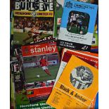 Hereford United Cup Football Programmes including homes and aways with FA Cup, FA Trophy and