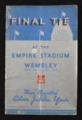 1935 FA Cup Final football programme Sheffield Wednesday v West Bromwich Albion 27 April 1935 at