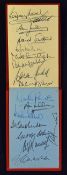 Interesting 1970s Autograph Album containing the England team featuring Bobby Moore, Sir Alf Ramsey,