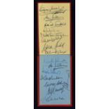 Interesting 1970s Autograph Album containing the England team featuring Bobby Moore, Sir Alf Ramsey,