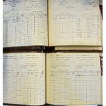 Halifax Town Football Club Antique Shareholders Ledgers dated 1911 onwards with many from 1920’s,