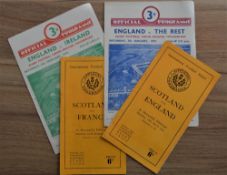 1950 5 Nations ‘Trials and Tests’ Rugby Programmes (4): England’s Trial Match and v Ireland (some