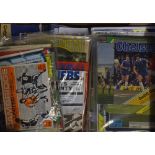 Cardiff City football programme collection from 1960’s to 1980’s good content of homes (350+) with