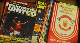 Collection of Manchester Utd items to include scrapbook full of United autographs, official letters,