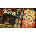 Collection of Manchester Utd items to include scrapbook full of United autographs, official letters,