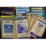 Selection of Bury football programmes from 1960’s onwards mainly homes, some interesting fixtures
