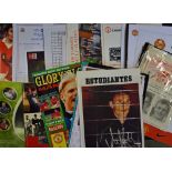 Selection of Manchester United Football Programmes and Ephemera to include 1960s through to modern