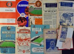 Collection of Manchester City home football programmes to include v 1946/47 Gateshead (FAC), v