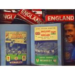 Comprehensive England programme selection from 1950’s to 2000’s earlier issues contained in a