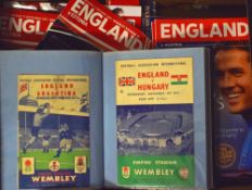 Comprehensive England programme selection from 1950’s to 2000’s earlier issues contained in a