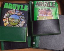 Collection of Plymouth Argyle home football programme s to include 1981/1982, 1982/1983, 1983/