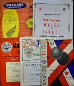 Mixed Football Programmes to include 1957 Chinese (Hong Kong) v New Zealand, 1957 Dynamo Prague v SA