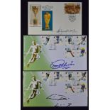 1986 World Cup Bobby Moore Signed First Day Cover a commemorative cover date 30 June 1986, plus 40th